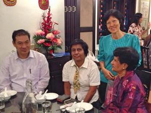 Rev Alan (left) with members